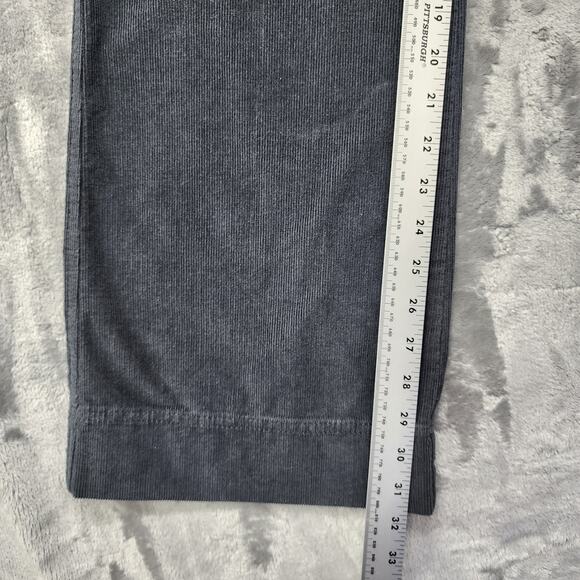 Vintage Eddie Bauer Pants Womens 8 Gray Stretch Corduroy Mid Rise Bootcut Grunge - Picture 12 of 14